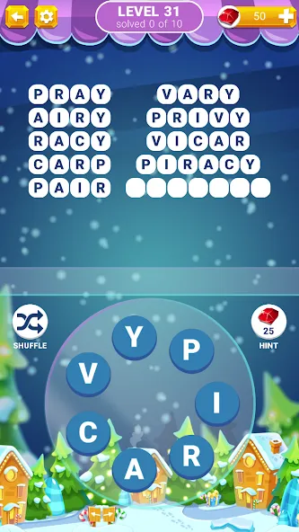Word Connection: Puzzle Game [МОД: Деньги, Монеты и Меню MOD] Screenshot 3