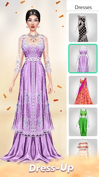 Makeup, Fashion Dress up Games [МОД: Меню, Бесконечные монеты и Открытые уровни] Screenshot 3