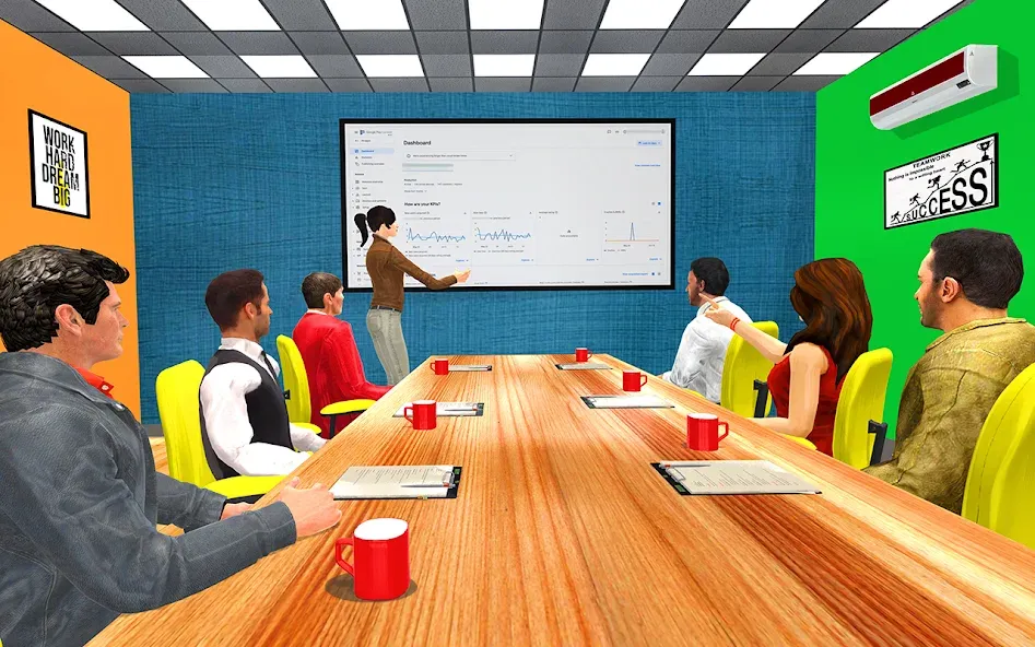 Virtual HR Manager Job Games [МОД: Меню, Бесконечные монеты и Открытые уровни] Screenshot 4