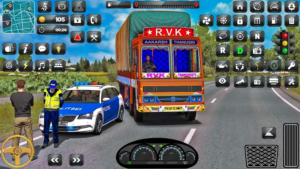 Indian Truck Driver Simulator [МОД: Много денег, Монет и Все открыто] Screenshot 5