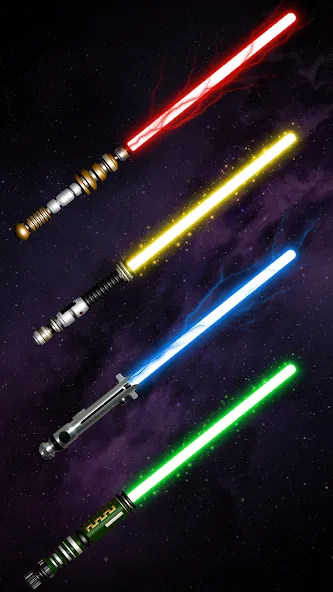 Lightsaber Gun Simulator [МОД: Много монет, Открытые уровни и Мега MOD] Screenshot 1