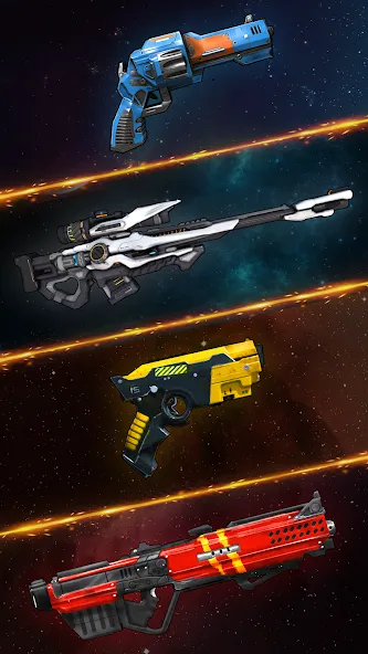 Lightsaber Gun Simulator [МОД: Много монет, Открытые уровни и Мега MOD] Screenshot 2