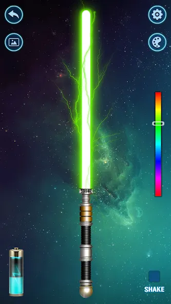 Lightsaber Gun Simulator [МОД: Много монет, Открытые уровни и Мега MOD] Screenshot 3