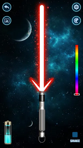 Lightsaber Gun Simulator [МОД: Много монет, Открытые уровни и Мега MOD] Screenshot 4