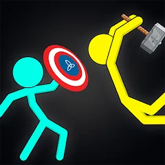 Скачать Stick-man Fighting Games [МОД: Много денег, Монет и Все открыто] | Взлом Stick-man Fighting Games на Андроид