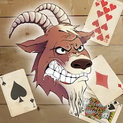 Скачать Card Game Goat [МОД: Все открыто, Дополнительные деньги и Меню MOD] | Взлом Card Game Goat на Андроид
