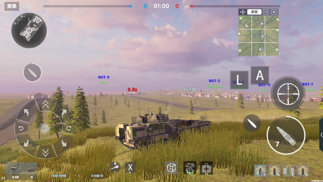 Panzer War (Панцер Вар) [МОД: Меню, Бесконечные монеты и Открытые уровни] Screenshot 1