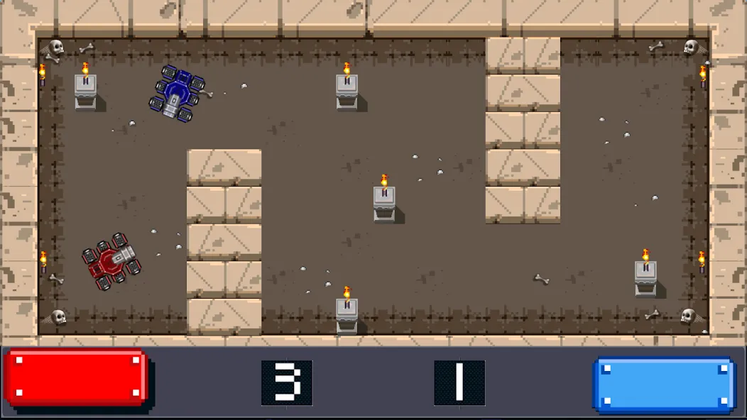 12 MiniBattles - Two Players (МиниБитв) [МОД: Бесконечные деньги, Монеты и Мега MOD] Screenshot 4