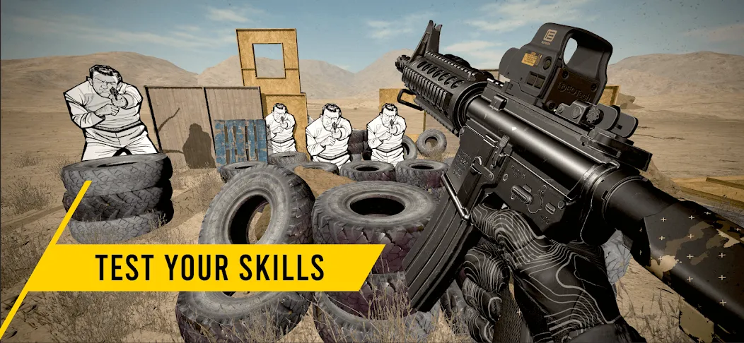 GUNSIM - 3D FPS Shooting Guns (ГУНСИМ) [МОД: Все открыто, Дополнительные деньги и Меню MOD] Screenshot 2