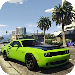 Скачать Simulator Dodge Demon Parking (Симулятор парковки  ) [МОД: Меню, Бесконечные монеты и Открытые уровни] | Взлом Simulator Dodge Demon Parking на Андроид