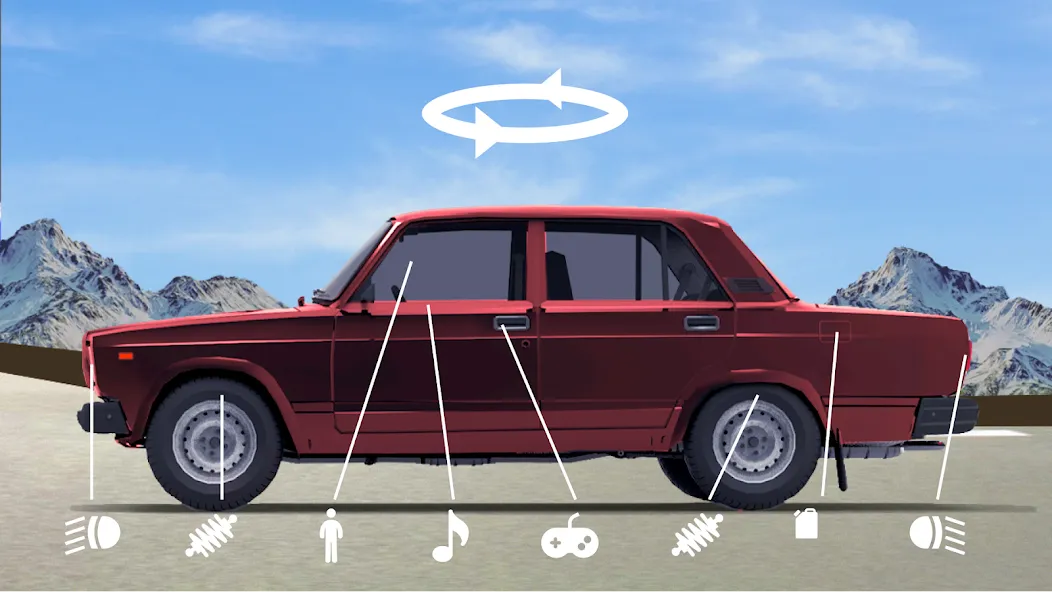 Drive Classic VAZ 2107 Parking [МОД: Много денег, Монет и Все открыто] Screenshot 2