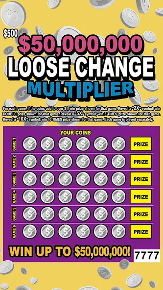 Scratch Off Lottery Scratchers [МОД: Много монет, Открытые уровни и Мега MOD] Screenshot 2