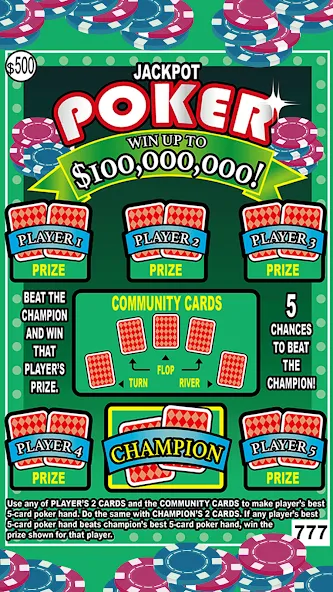 Scratch Off Lottery Scratchers [МОД: Много монет, Открытые уровни и Мега MOD] Screenshot 4