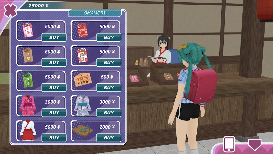 Shoujo City 3D (Шодзо Сити 3D) [МОД: Все открыто, Дополнительные деньги и Меню MOD] Screenshot 2