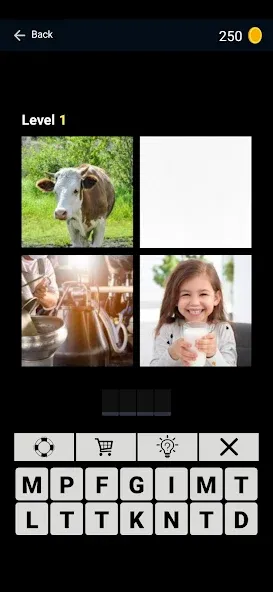 Puzzle: 4 pics 1 word offline [МОД: Все открыто, Дополнительные деньги и Меню MOD] Screenshot 3