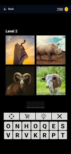 Puzzle: 4 pics 1 word offline [МОД: Все открыто, Дополнительные деньги и Меню MOD] Screenshot 5