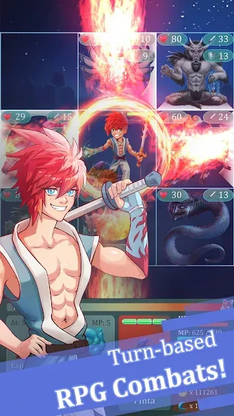 Eternal Return: Turn-based RPG (Итерация вечности РПГ) [МОД: Меню, Бесконечные монеты и Открытые уровни] Screenshot 1
