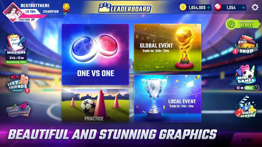 Football Stars (Футбольные звезды) [МОД: Деньги, Монеты и Меню MOD] Screenshot 3