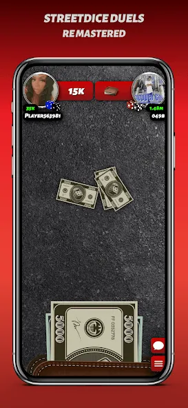 Phone Dice™ Street Dice Game (Фон Дайс Стрит Дайс Гейм) [МОД: Деньги, Монеты и Меню MOD] Screenshot 1