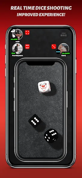 Phone Dice™ Street Dice Game (Фон Дайс Стрит Дайс Гейм) [МОД: Деньги, Монеты и Меню MOD] Screenshot 5