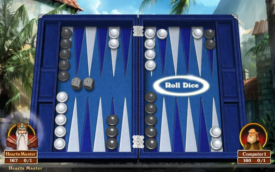 Hardwood Backgammon (Хардвуд Бэкгаммон) [МОД: Меню, Бесконечные монеты и Открытые уровни] Screenshot 3