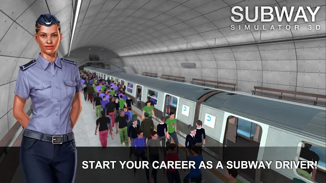Subway Simulator 3D [МОД: Много монет, Открытые уровни и Мега MOD] Screenshot 1