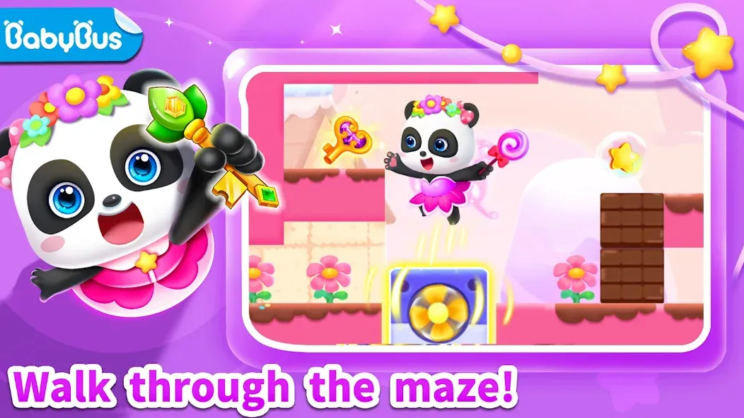Little Panda’s Jewel Adventure [МОД: Деньги, Монеты и Меню MOD] Screenshot 1
