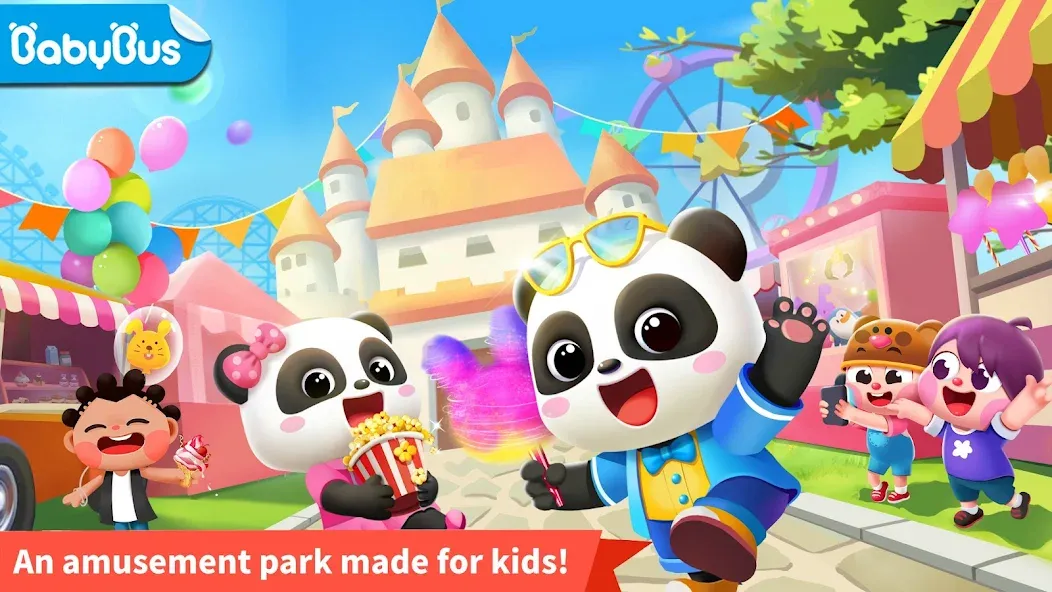 Baby Panda's Fun Park [МОД: Много денег, Монет и Все открыто] Screenshot 1