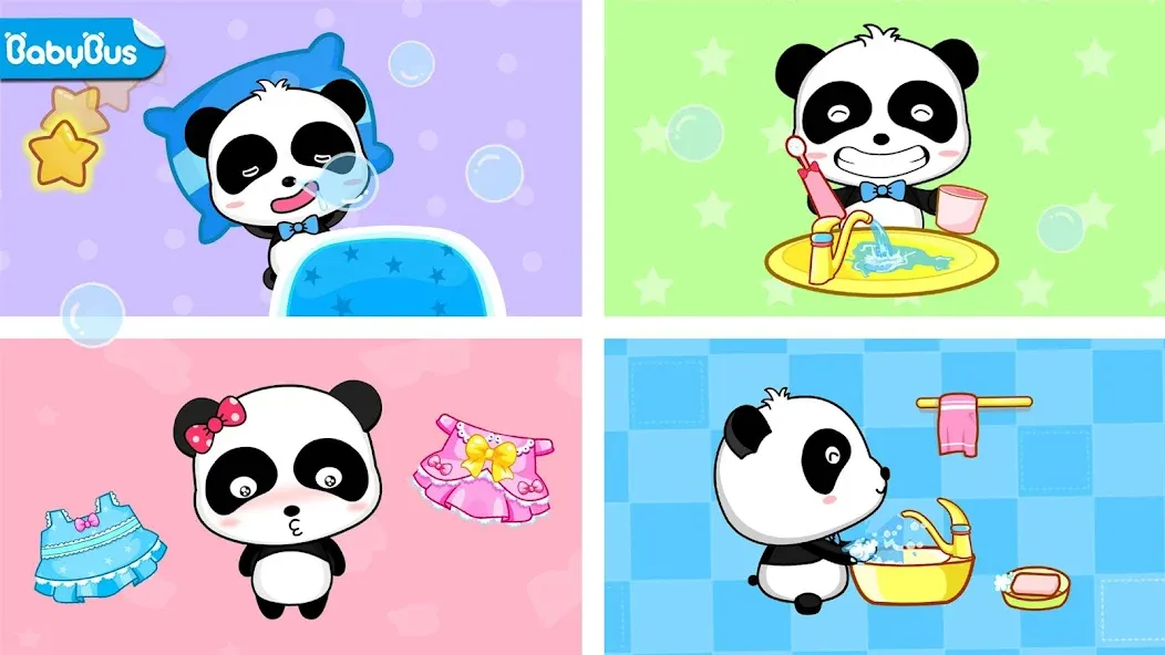 Baby Panda's Daily Life [МОД: Деньги, Монеты и Меню MOD] Screenshot 1