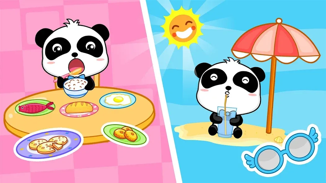 Baby Panda's Daily Life [МОД: Деньги, Монеты и Меню MOD] Screenshot 2