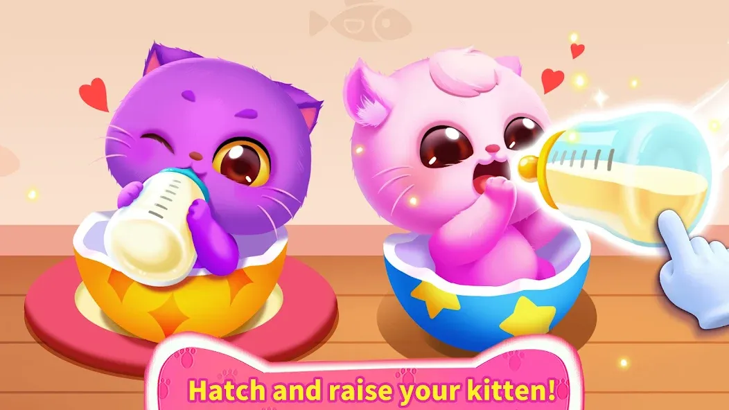 Little Panda's Cat Game [МОД: Деньги, Монеты и Меню MOD] Screenshot 2