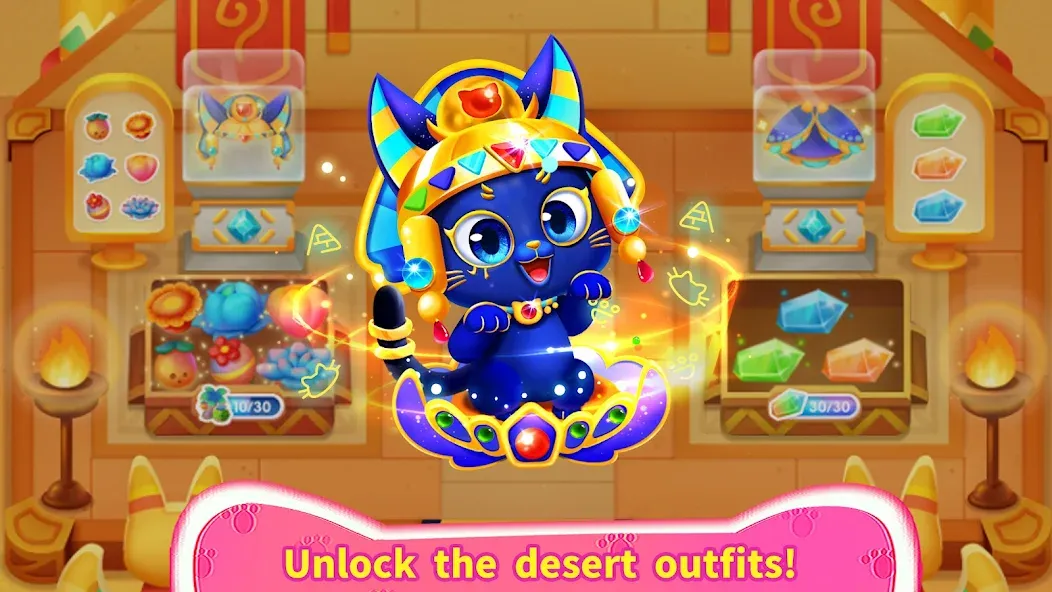 Little Panda's Cat Game [МОД: Деньги, Монеты и Меню MOD] Screenshot 5