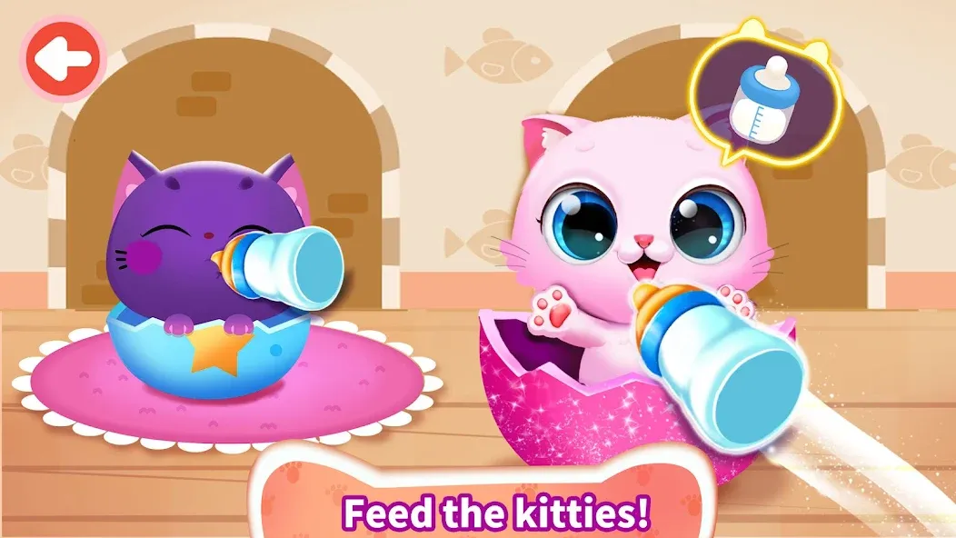 Little Panda: Baby Cat Daycare [МОД: Деньги, Монеты и Меню MOD] Screenshot 3