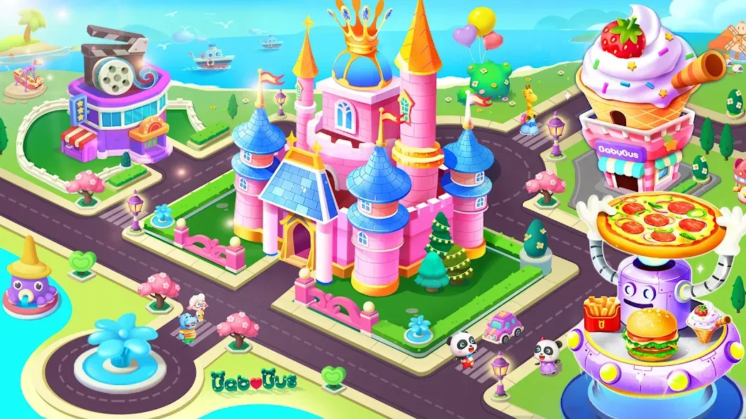 Baby Panda's City [МОД: Бесконечные деньги, Монеты и Мега MOD] Screenshot 1