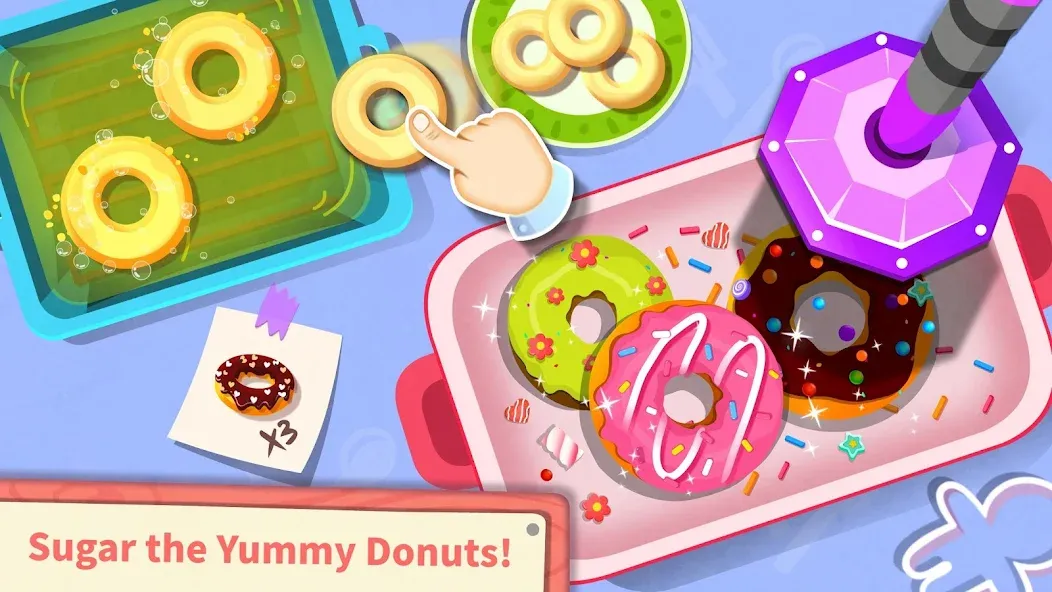 Baby Panda’s Summer: Café [МОД: Меню, Бесконечные монеты и Открытые уровни] Screenshot 2