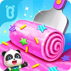 Скачать Little Panda's Ice Cream Games [МОД: Все открыто, Дополнительные деньги и Меню MOD] | Взлом Little Panda's Ice Cream Games на Андроид