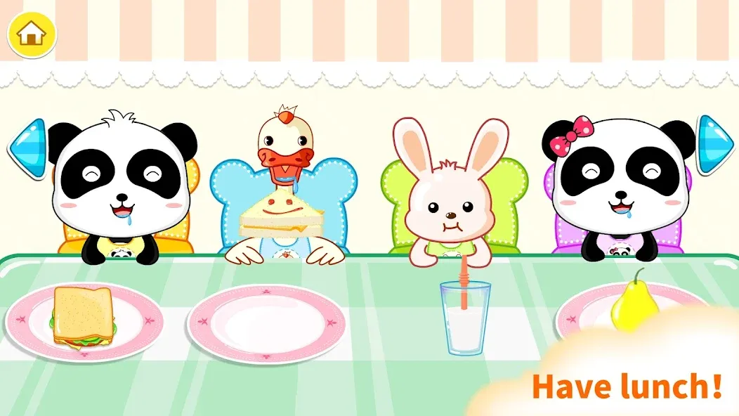 Baby Panda Kindergarten [МОД: Бесконечные деньги, Монеты и Мега MOD] Screenshot 3