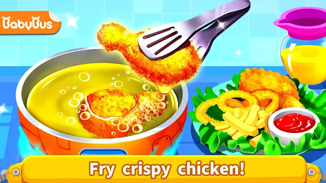 Little Panda's Space Kitchen [МОД: Много денег, Монет и Все открыто] Screenshot 1