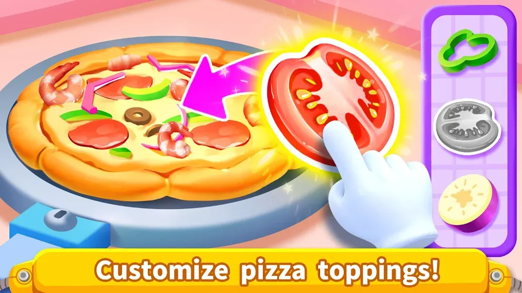 Little Panda's Space Kitchen [МОД: Много денег, Монет и Все открыто] Screenshot 2