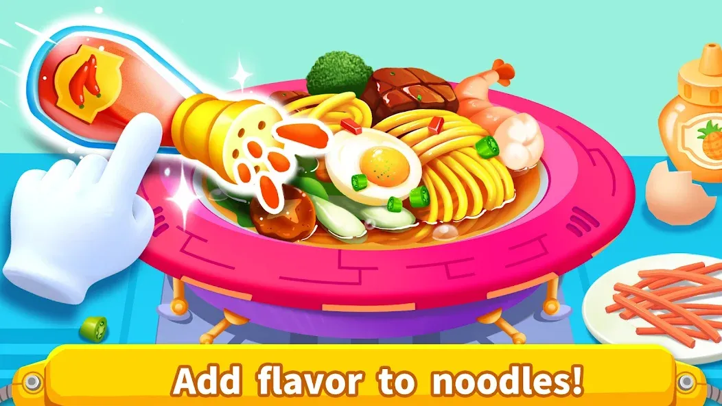 Little Panda's Space Kitchen [МОД: Много денег, Монет и Все открыто] Screenshot 3