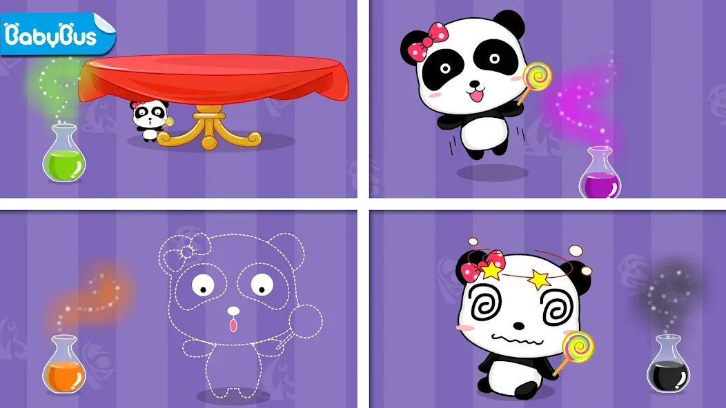 Baby Panda's Color Mixing [МОД: Деньги, Монеты и Меню MOD] Screenshot 1