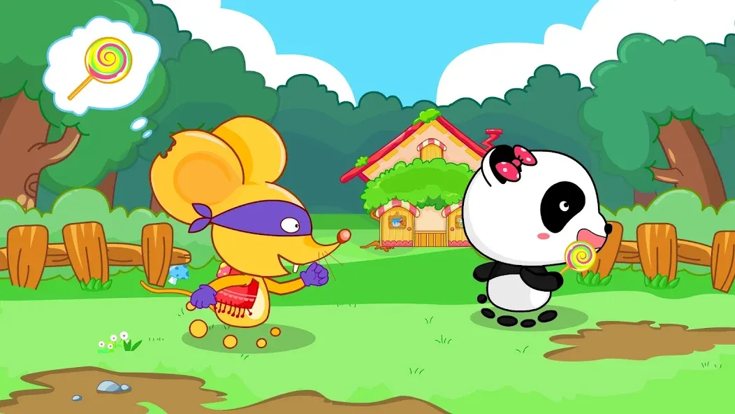 Baby Panda's Color Mixing [МОД: Деньги, Монеты и Меню MOD] Screenshot 4