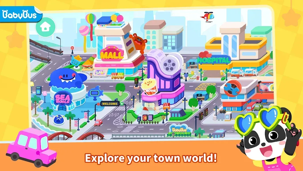 Little Panda's Town: My World [МОД: Бесконечные деньги, Монеты и Мега MOD] Screenshot 1