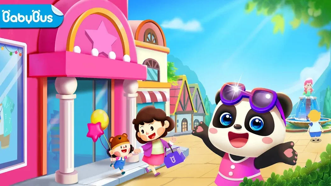 Little Panda's Town: Mall [МОД: Много денег, Монет и Все открыто] Screenshot 1