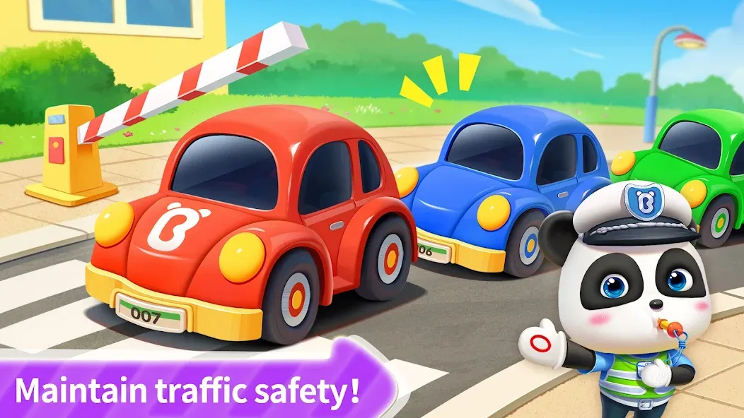 Little Panda Policeman [МОД: Много монет, Открытые уровни и Мега MOD] Screenshot 3