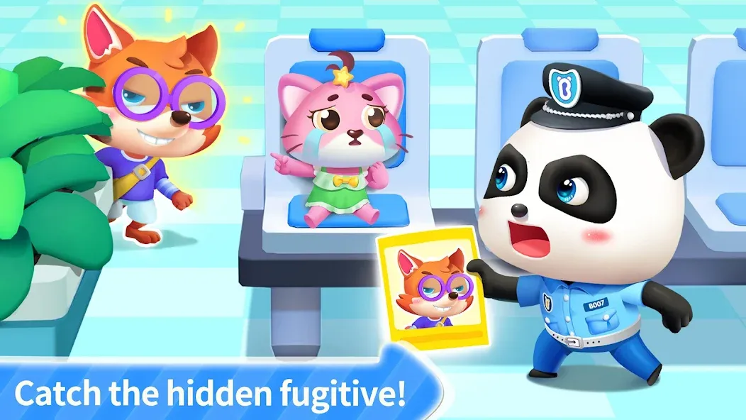 Little Panda Policeman [МОД: Много монет, Открытые уровни и Мега MOD] Screenshot 4