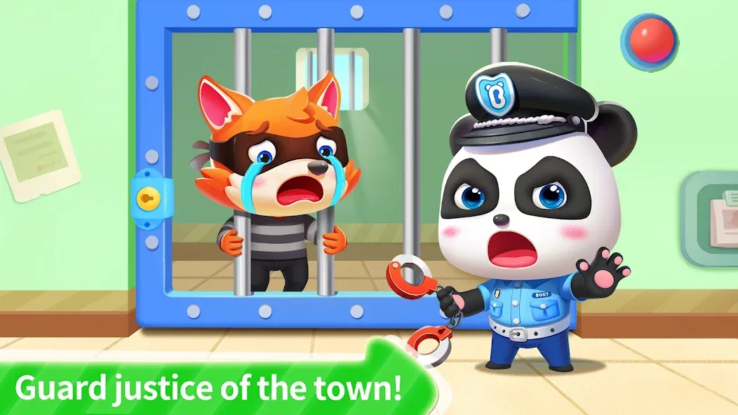 Little Panda Policeman [МОД: Много монет, Открытые уровни и Мега MOD] Screenshot 5