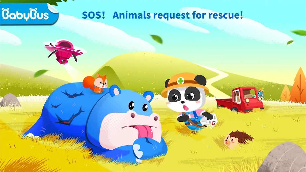 Baby Panda: Care for animals [МОД: Бесконечные деньги, Монеты и Мега MOD] Screenshot 1