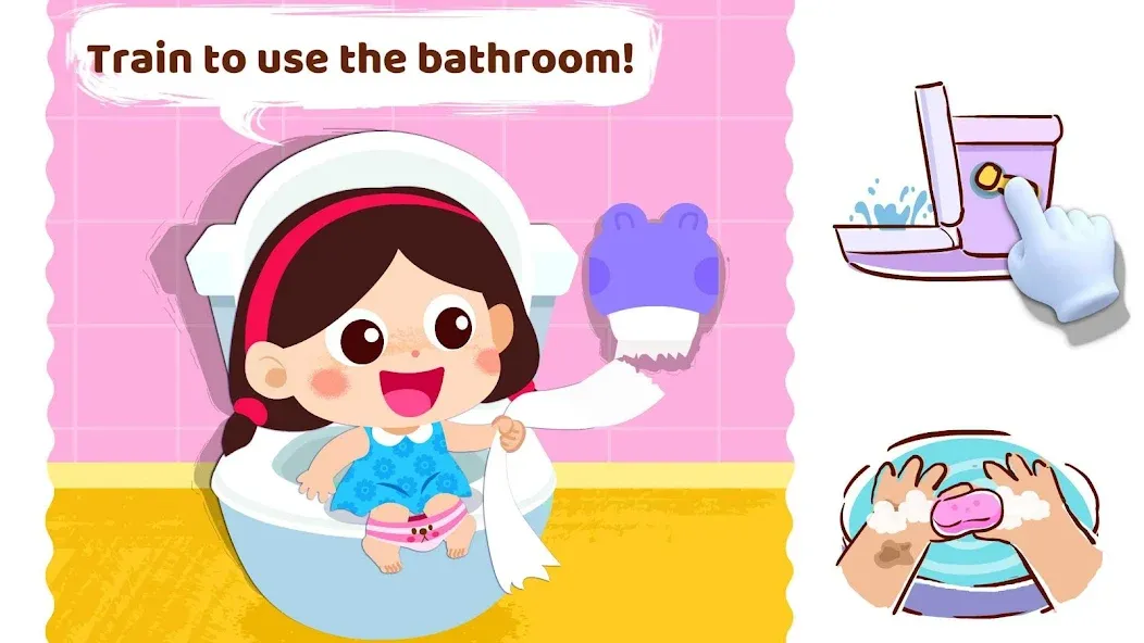 Baby Panda's Daily Habits [МОД: Много денег, Монет и Все открыто] Screenshot 4