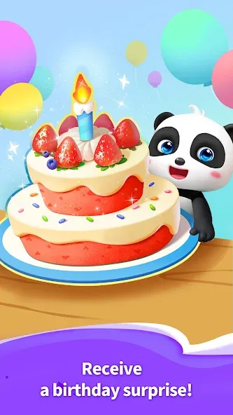 Talking Baby Panda-Virtual Pet [МОД: Много денег, Монет и Все открыто] Screenshot 3